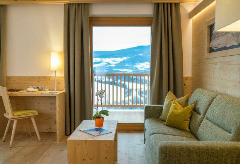 Comfort room with view, Dolmites Nature Hotel Vigilerhof