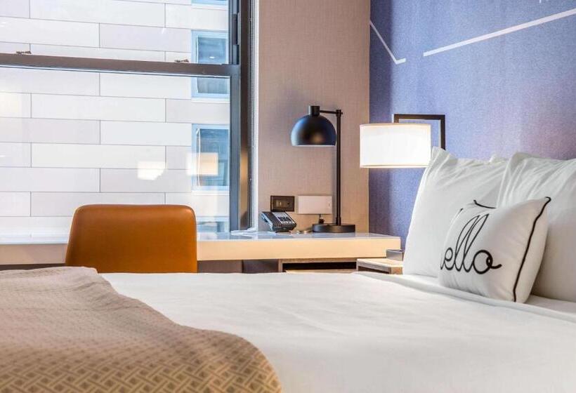 חדר סטנדרט עם מיטת קינג, Cambria Hotel Chicago Loop   Theatre District