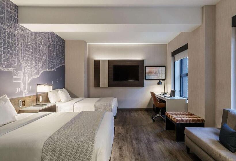 Номер Deluxe, Cambria Hotel Chicago Loop   Theatre District