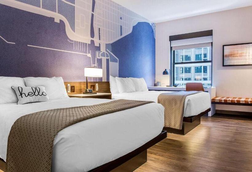 סוויטה מותאמת לאדם עם מוגבלויות, Cambria Hotel Chicago Loop   Theatre District