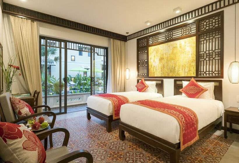 اتاق لوکس با چشم‌انداز استخر, Hoi An Field Boutique Resort & Spa