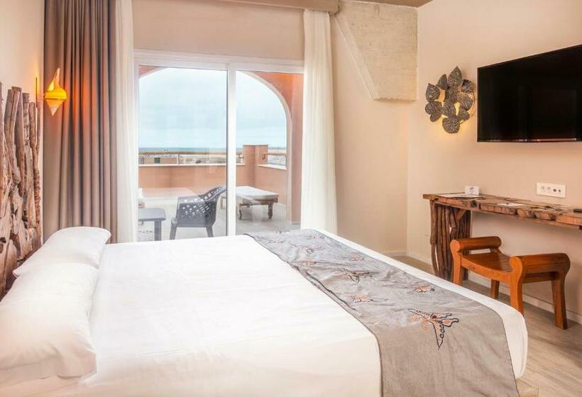 带海景的标准房, Tarifa Lances By Qhotels