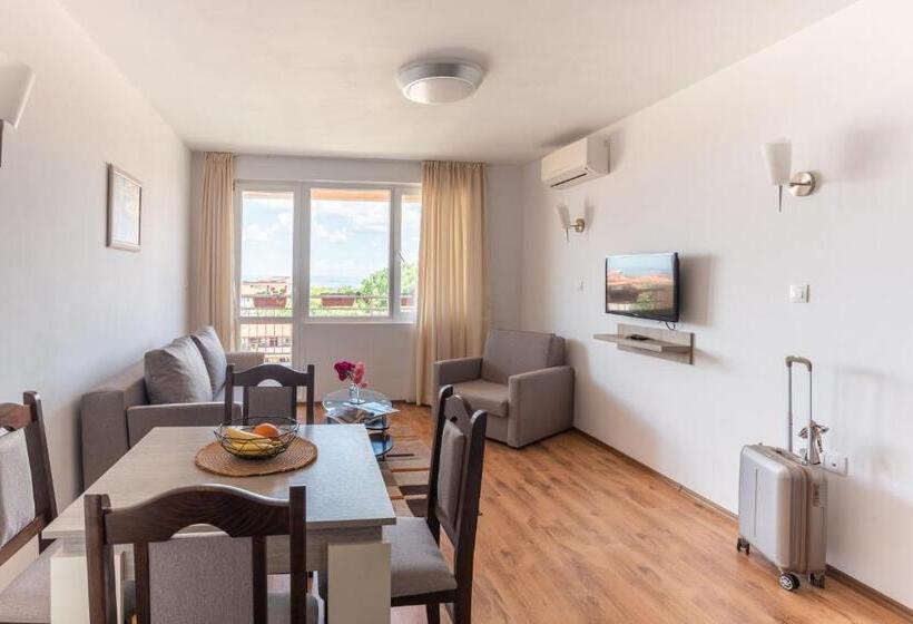 침실 1개 바다 전망 아파트, Boutique Wellness Hotel Ambrosia