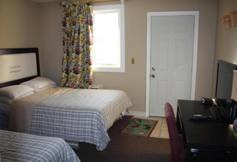 غرفه قياسيه سريرين مزدوجين, Kent Motel