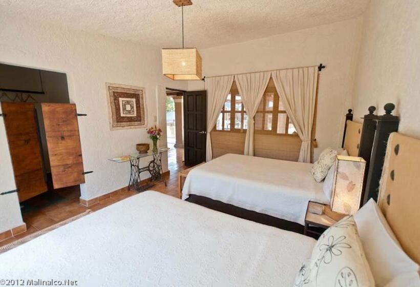 غرفه قياسيه سريرين مزدوجين, Boutique Casa De Campo Malinalco