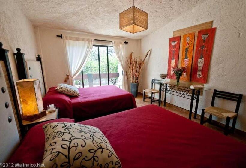 غرفه قياسيه سريرين مزدوجين, Boutique Casa De Campo Malinalco