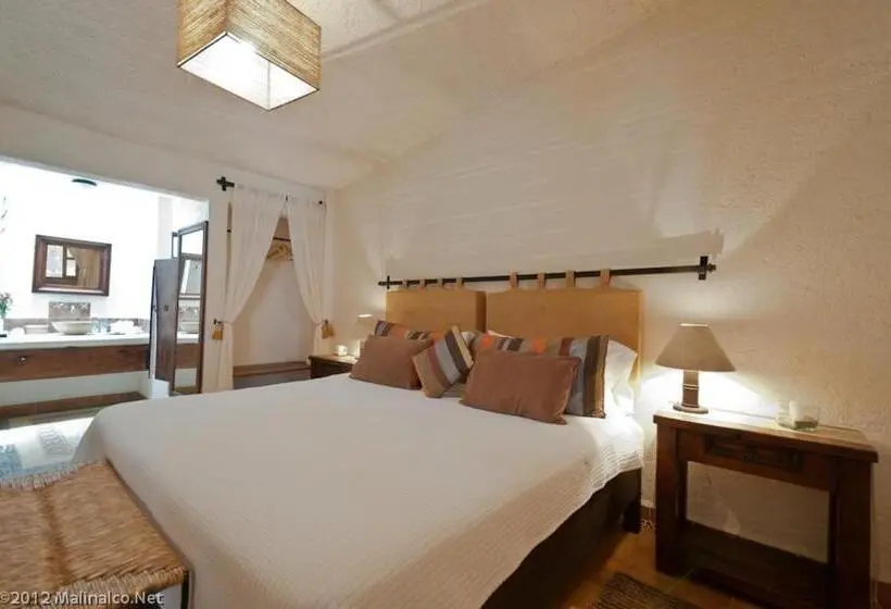 キングサイズベッドのスタンダードルーム, Boutique Casa De Campo Malinalco