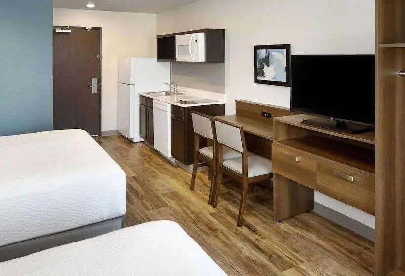 2ダブルベッドのスタンダードルーム, Woodspring Suites Houston Iah Airport