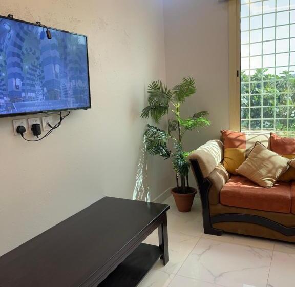 침실 1개 가든 전망 아파트, منتجع الوادي الاخضر بالجرشي