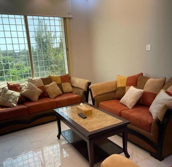 침실 1개 가든 전망 아파트, منتجع الوادي الاخضر بالجرشي