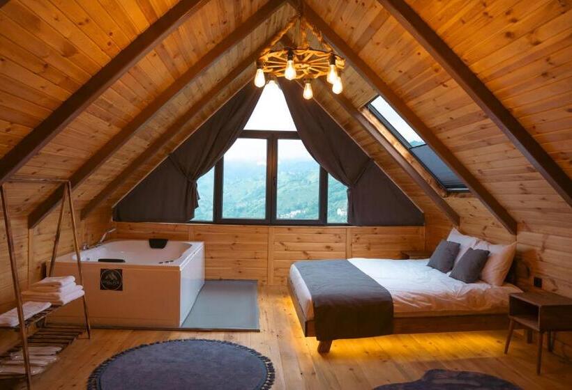 标准间带山景, Relax Dağ Evleri Rezistans