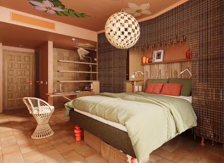 غرفة ديلوكس مزودة بشرفة, Bikini Island & Mountain Hotel Es Trenc Adults Only