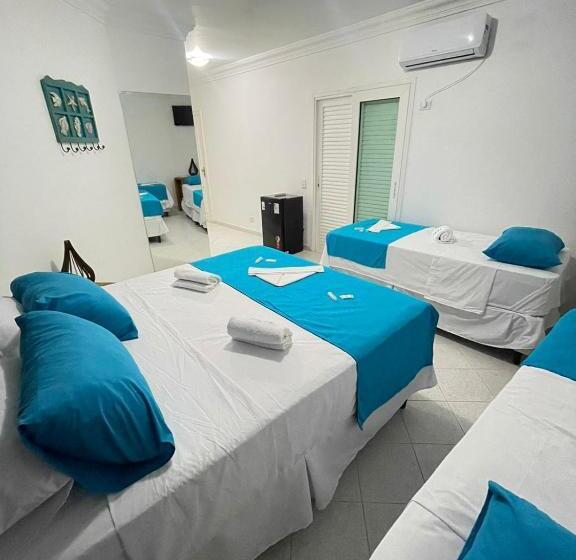 四人标准间, Bene Beach Pousada Guarujá