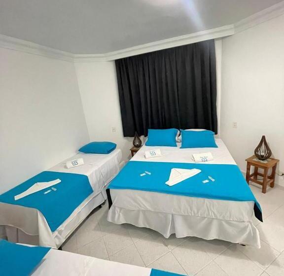 四人标准间, Bene Beach Pousada Guarujá