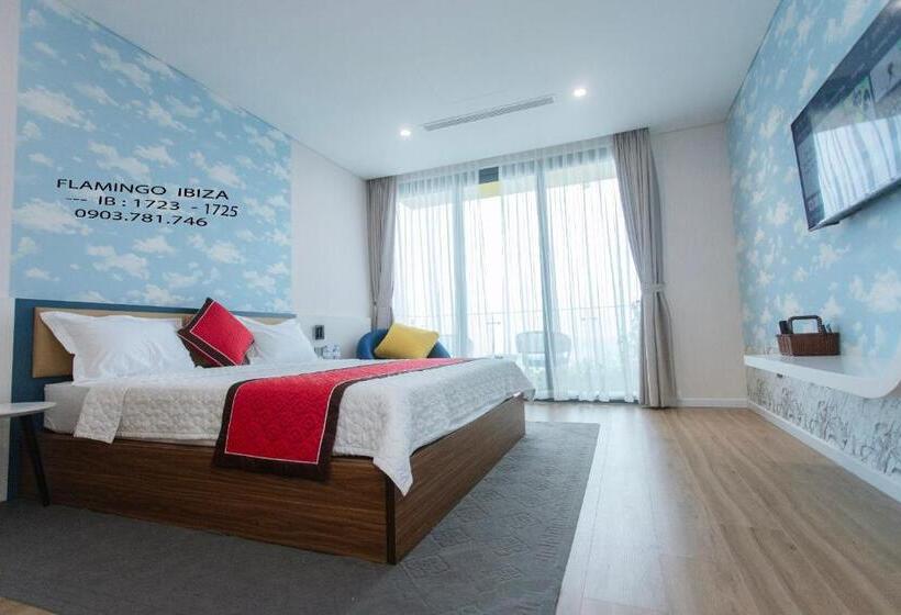 آپارتمان 1 خوابه با چشمانداز دریا, Flamingo Ibiza Hai Tien