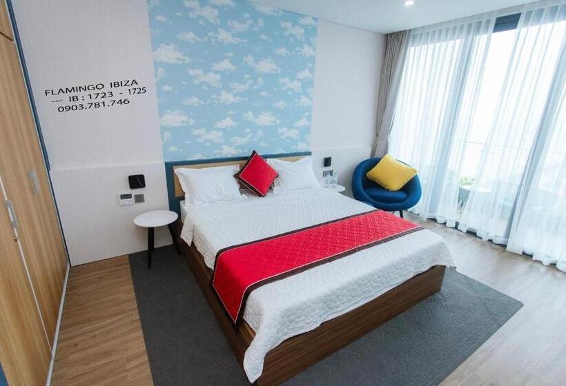 آپارتمان 1 خوابه با چشمانداز دریا, Flamingo Ibiza Hai Tien