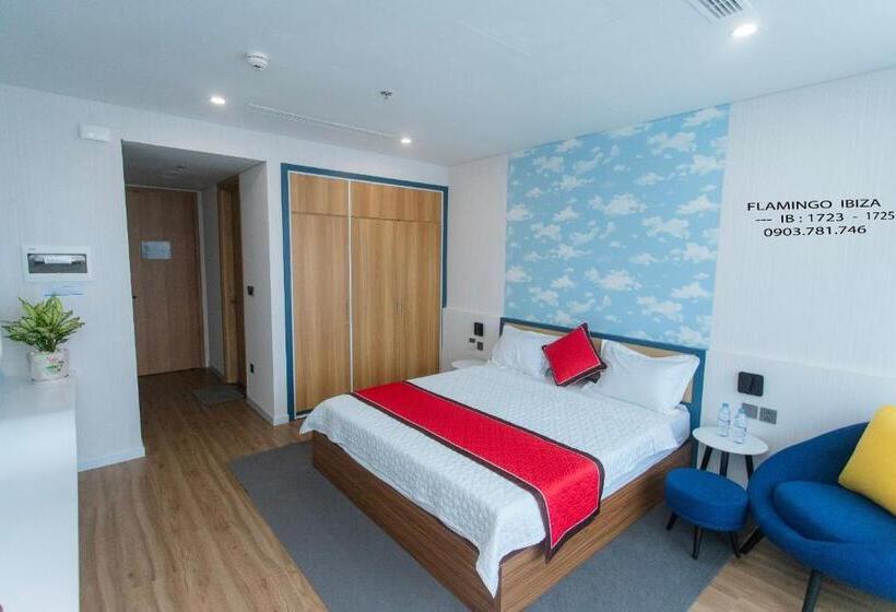 آپارتمان 1 خوابه با چشمانداز دریا, Flamingo Ibiza Hai Tien