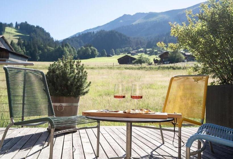 침실 1개 테라스 아파트, Cortesi S Lenk Lodge, Boutiques Appartements