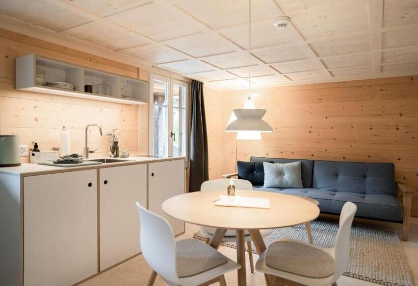 침실 1개 테라스 아파트, Cortesi S Lenk Lodge, Boutiques Appartements