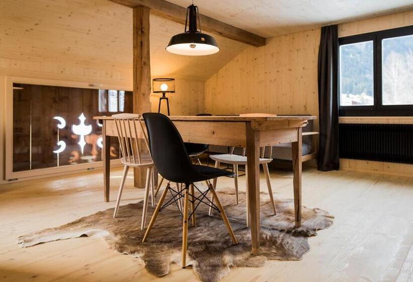 침실 1개 발코니 아파트, Cortesi S Lenk Lodge, Boutiques Appartements