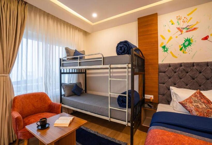 غرفة ديلوكس رباعية, Shalom Backpackers Mussoorie