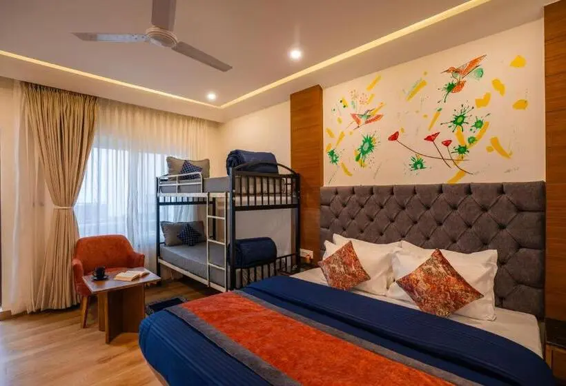 デラックスの4人部屋, Shalom Backpackers Mussoorie