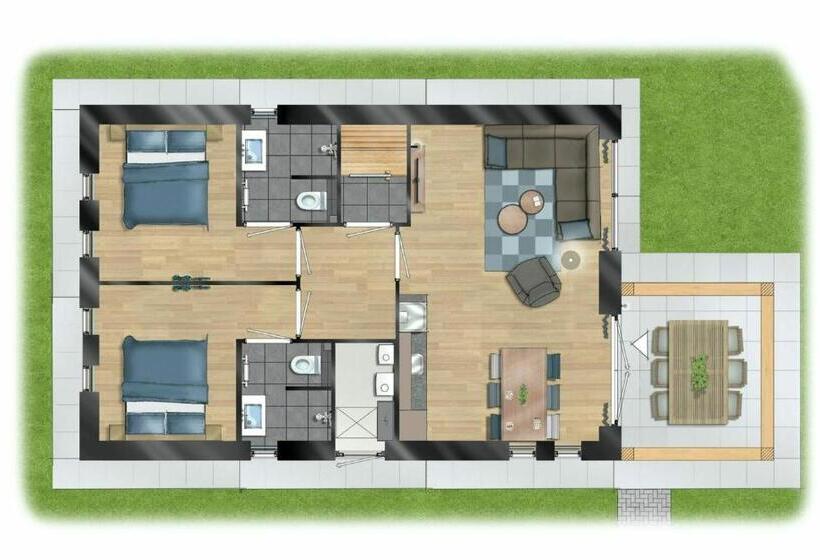 ویلای لوکس 1 خوابه, De Ijsvogel   Het échte Veluwegevoel