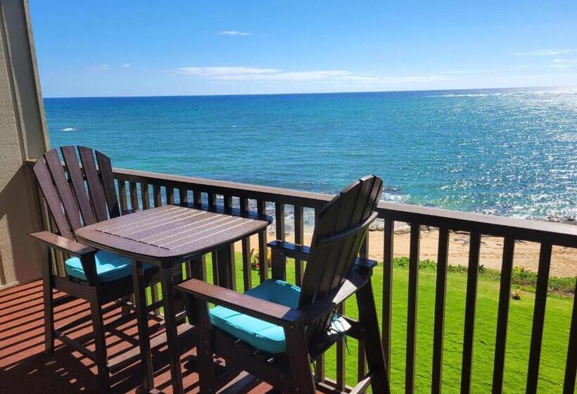 Апартаменты 1 Спальня Вид на Море, Stunning Oceanfront Condo   The Seashore Hideaway, Wailua Bay View, Unit 208, Kapaa