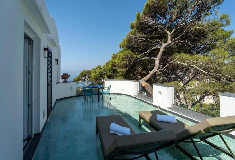 带阳台的豪华间, Villa L Ara