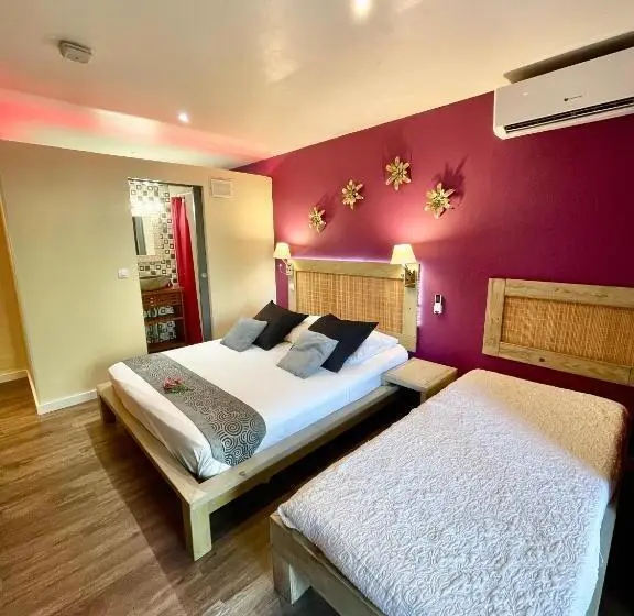 اتاق سوپریور سه تخته, Hôtel Les Bougainvilliers