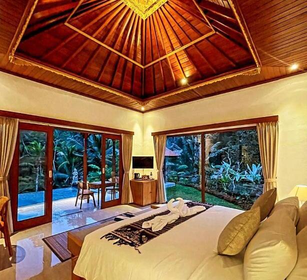 וילה עם חדר שינה אחד ובריכת שחיה, Gunung Kawi Villa