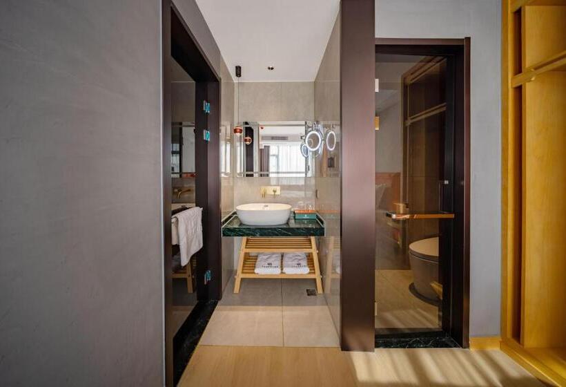 Cameră Deluxe, 万悦国际酒店机场火车站店