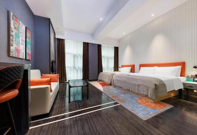 חדר משפחתי דלוקס, Citynote Hotel Guangzhou Donghu Metro Station Pearl River Night Tour Dashatou Pier Shop