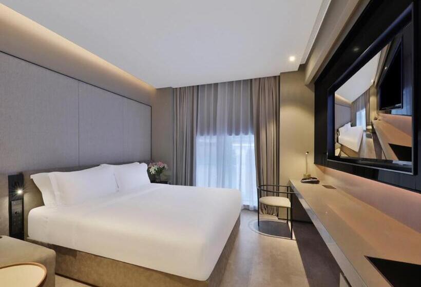 اتاق استاندارد با بالکن, Crystal Orange Hotel Shanghai The Bund Jinling East Road