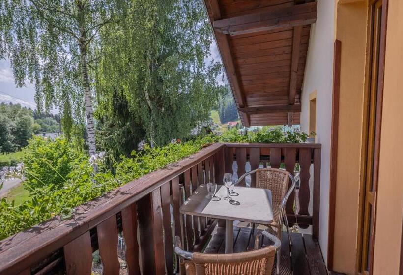 带1个卧室的带阳台的公寓, Pension Tibor A Luna