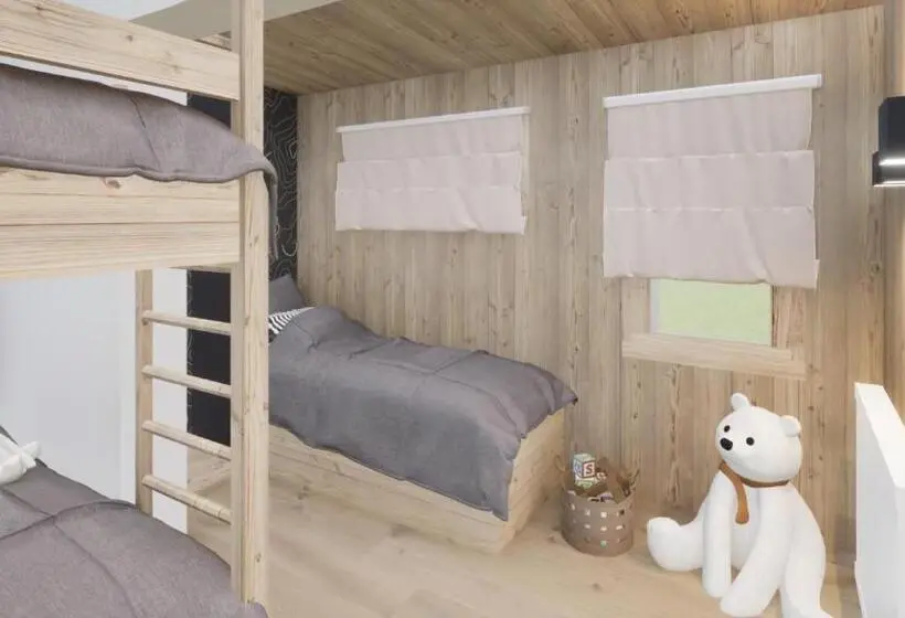 バルコニー付き1ベッドルームアパートメント, Chalet Nant Rouge