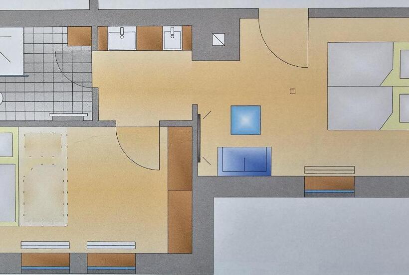 جناح غرفتين نوم, Familien Hotel Am Tränkbachtal Frauenwald