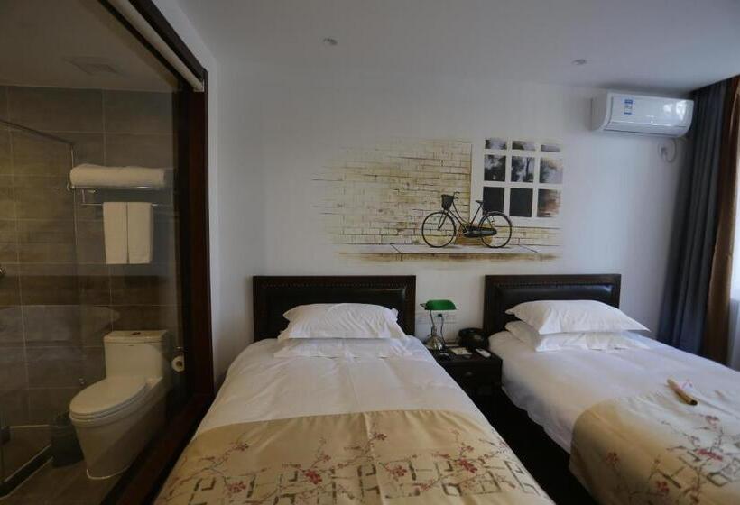 标准间, Time Traveller Hotel   Near The Grass Skyline, Dajingmen, Zhangjiakoubu, 20 Minutes Away From Zhangj