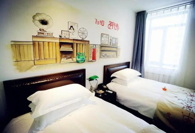 スタンダードルーム, Time Traveller Hotel Near The Grass Skyline, Dajingmen, Zhangjiakoubu, 20 Minutes Away From Zhangj