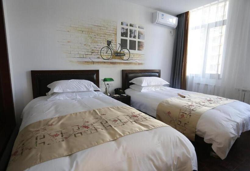 Номер Стандарт, Time Traveller Hotel   Near The Grass Skyline, Dajingmen, Zhangjiakoubu, 20 Minutes Away From Zhangj