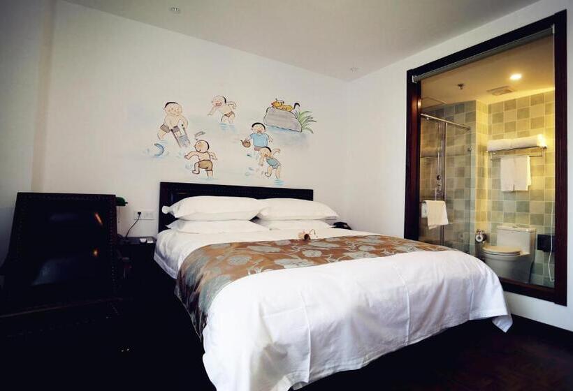 Стандартный Номер Кровать Кинг, Time Traveller Hotel   Near The Grass Skyline, Dajingmen, Zhangjiakoubu, 20 Minutes Away From Zhangj