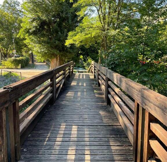 חדר משפחתי חדר אמבטיה משותף, Ostello Fiume Tirino