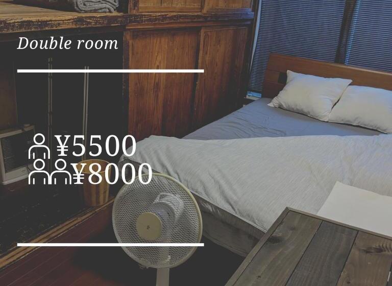 バス共有のスタンダードルーム, Hakonehostel1914