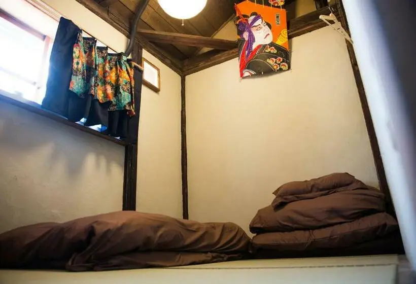 Standard-huone Jaettu Kylpyhuone, Dot Hostel Nagano