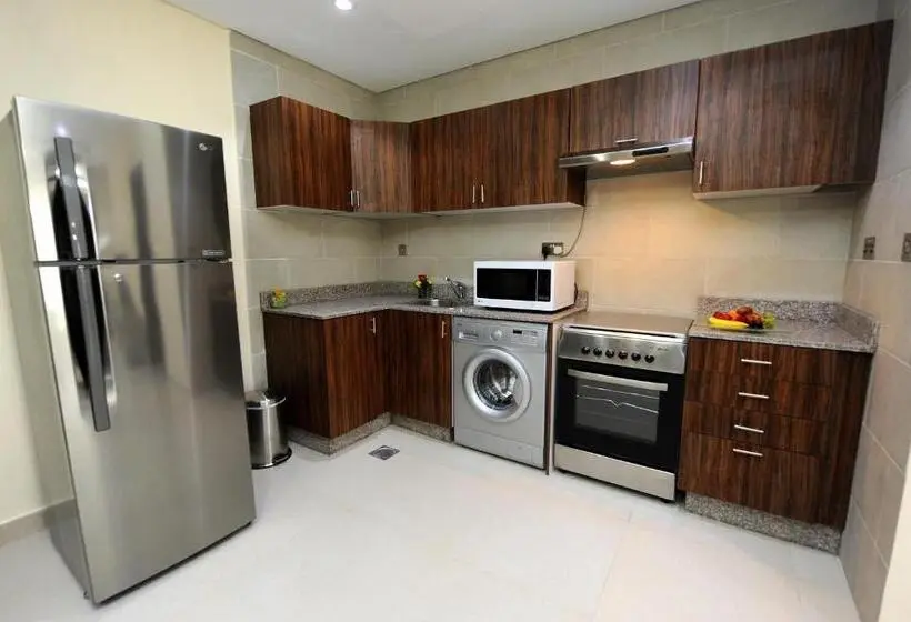 آپارتمان لوکس 1 خوابه, Al Mansour Park Inn Hotel&apartment