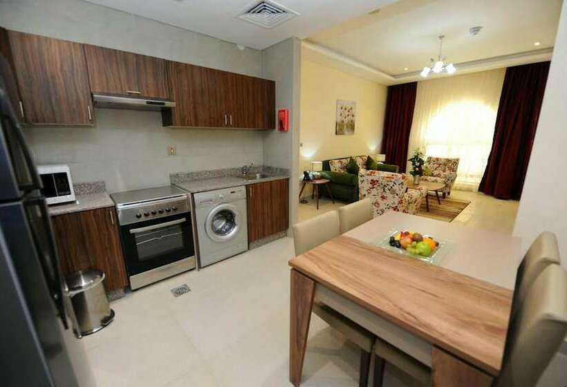 آپارتمان لوکس 1 خوابه, Al Mansour Park Inn Hotel&apartment