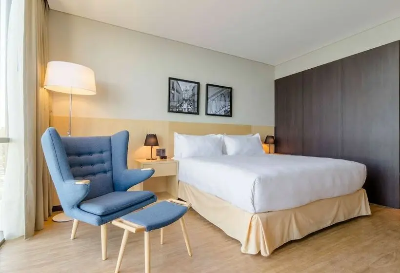 اتاق استاندارد با تخت دوبل, Hampton By Hilton Montevideo Carrasco
