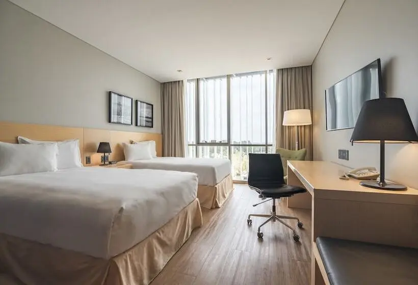 اتاق استاندارد با 2 تخت دوبل, Hampton By Hilton Montevideo Carrasco