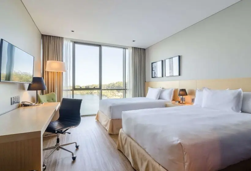 اتاق استاندارد با 2 تخت دوبل, Hampton By Hilton Montevideo Carrasco