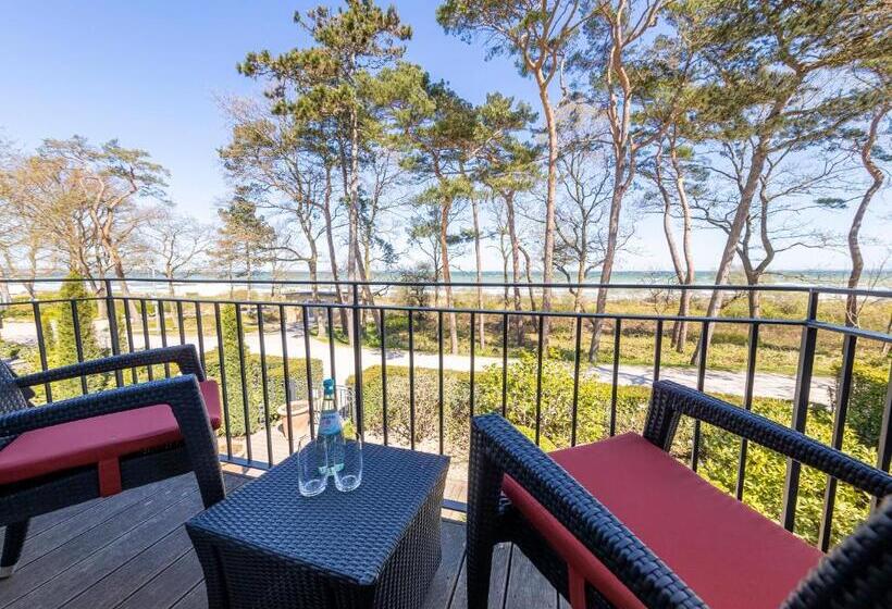 디럭스 테라스 룸 바다 전망, Strandhotel Fontana